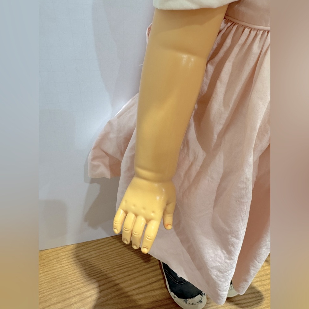 Vintage 30 inch stamped American Made 1960 Toodles Doll Non-walker - Picture 4 of 15